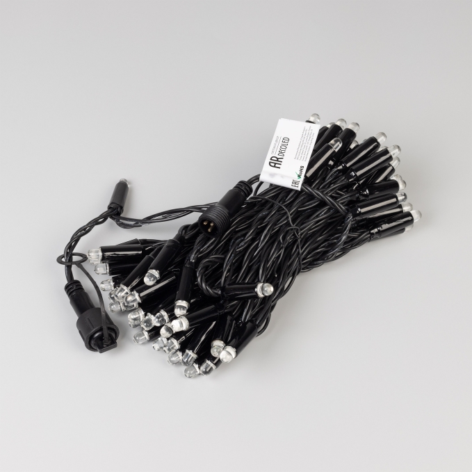 Светодиодная гирлянда ARD-STRING-CLASSIC-9000-BLACK-60LED-LIVE RGB-SPI (12V, 40W), Arlight, 031520, изображение 2 Светодиодная гирлянда ARD-STRING-CLASSIC-9000-BLACK-60LED-LIVE RGB-SPI (12V, 40W), Arlight, 031520, изображение 2