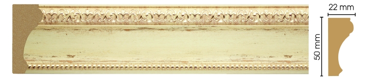 Молдинг Decomaster 151-1028, 50x22x2400 мм