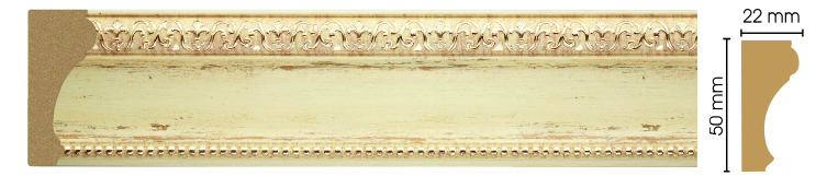 Молдинг Decomaster 151-1028, 50x22x2400 мм Молдинг Decomaster 151-1028, 50x22x2400 мм