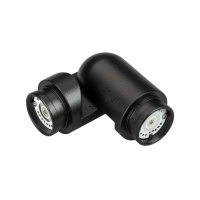 Коннектор поворотный MAG-FLEX-CON-POWER-TURN (BK), Arlight, 035390