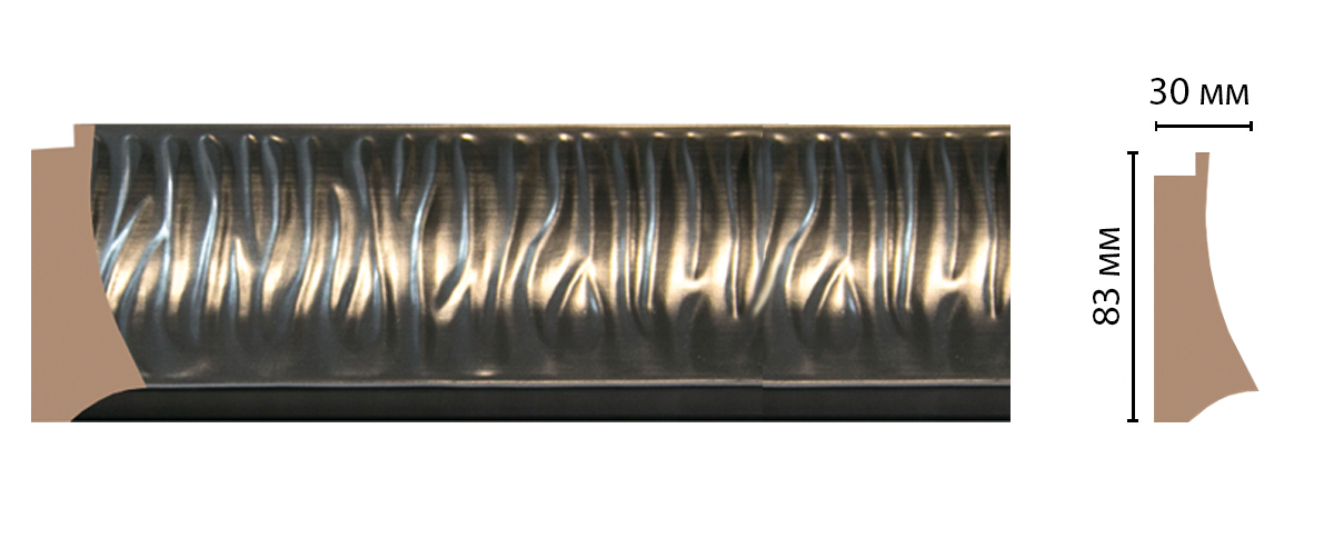 Багет Decomaster 552B-1607, 83x30x2900 мм Багет Decomaster 552B-1607, 83x30x2900 мм