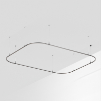 Основание ART-APRIORI-RECTANGLE-SOFT-HANG-4500x3500 (BK), Arlight, 048539