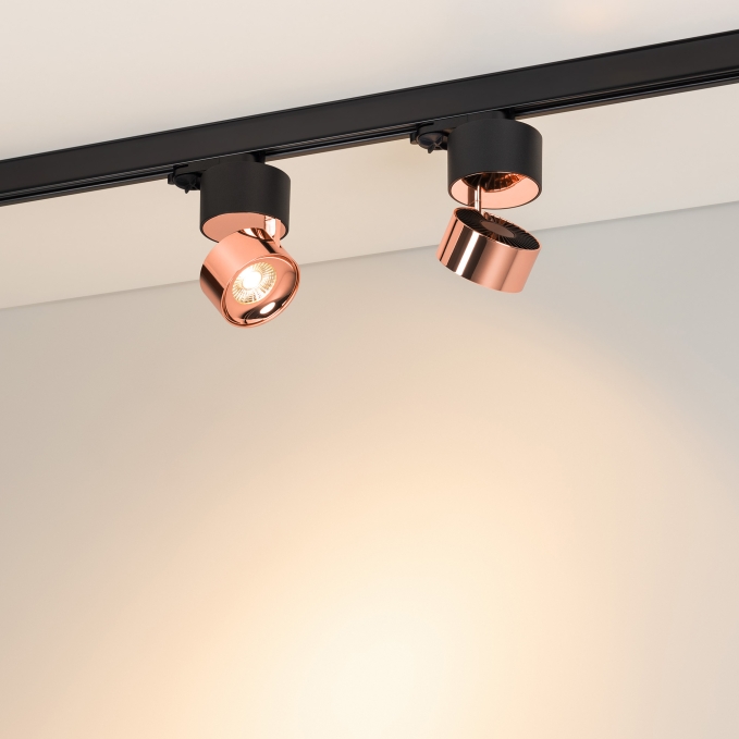 Светильник SP-PLURIO-TRACK-4TR-R77-9W Warm3000 (BK-COP, 36 deg, 230V), Arlight, 038123, изображение 2