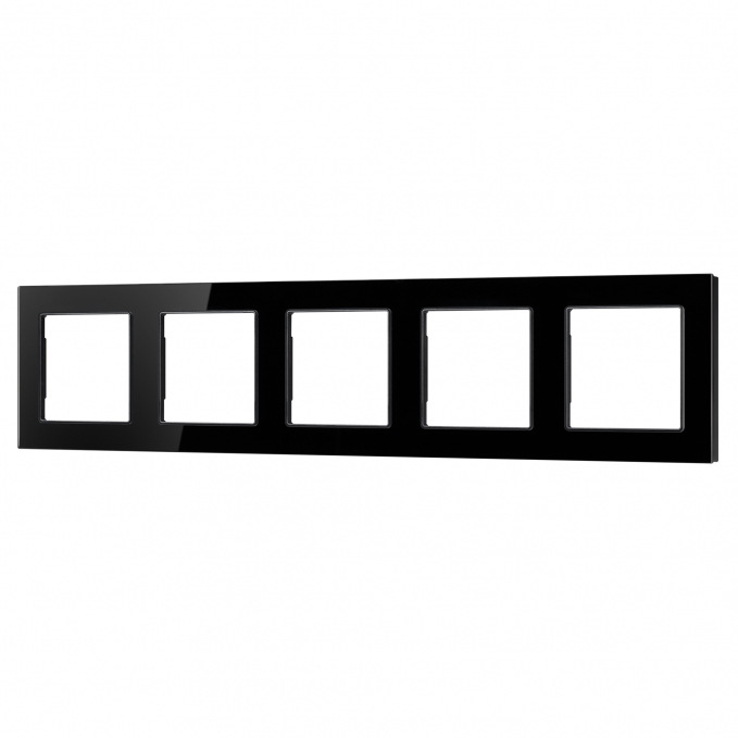 Рамка стеклянная FRM-GLARE-GS-5-BK, Arlight, 043806, изображение 1 Рамка стеклянная FRM-GLARE-GS-5-BK, Arlight, 043806, изображение 1
