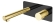 Встраиваемый смеситель Boheme Stick 125-BG черный с золотом матовый Встраиваемый смеситель Boheme Stick 125-BG черный с золотом матовый