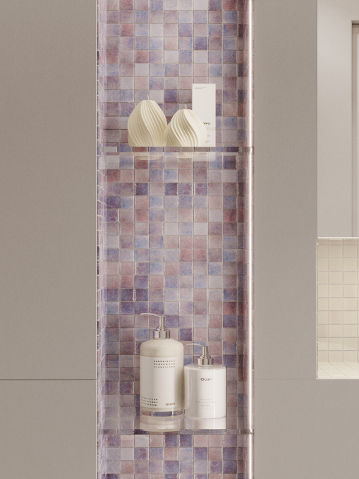 Мозаика Bonaparte Mosaics Atlantis Purple 31.5x31.5 Мозаика Bonaparte Mosaics Atlantis Purple 31.5x31.5