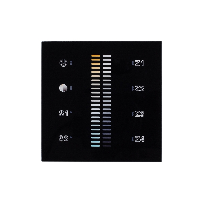 Панель Sens SR-2830B-AC-RF-IN Black (220V,MIX+DIM,4зоны), Arlight, 021062, изображение 3 Панель Sens SR-2830B-AC-RF-IN Black (220V,MIX+DIM,4зоны), Arlight, 021062, изображение 3