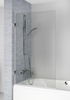 Шторка на ванну Riho Scandic 85x150 R G001140121 R профиль черный