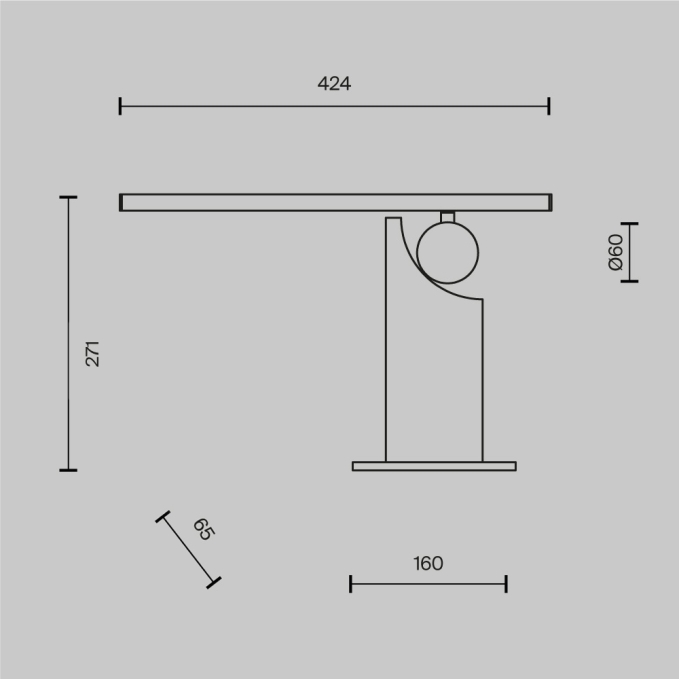 Настольный светильник Монументо / Monumento 3000К 9Вт, MOD467TL-L9B3K, изображение 5 Настольный светильник Монументо / Monumento 3000К 9Вт, MOD467TL-L9B3K, изображение 5