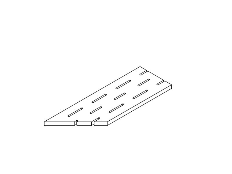 Керамогранит решетка левая Italon Millennium Silver Griglia Sx 20x60, 620090000743