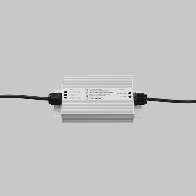 Источник напряжения PSL008 12В 40Вт IP67 812001, 812001, изображение 2 Источник напряжения PSL008 12В 40Вт IP67 812001, 812001, изображение 2