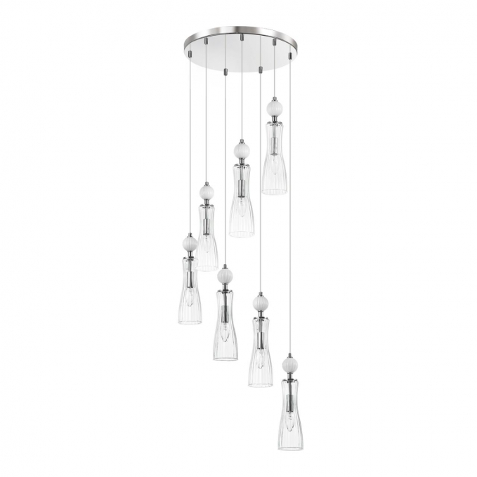 Люстра каскадная Е14 7*40W 220V EMILY NEOCLASSI LN26 159 LUMION 8268/7A, изображение 1 Люстра каскадная Е14 7*40W 220V EMILY NEOCLASSI LN26 159 LUMION 8268/7A, изображение 1