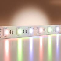 Светодиодная лента Базовая 12В 5050 14.4Вт/м Цветная (RGB) 5м IP 20 Maytoni, 201195