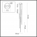 Подвесной светильник IP 20 LED 33W 3500K 220V MONELLA HIGHTECH ODL24 225 ODEON LIGHT 6639/33L, схема товара