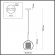 Подвес E27 1*40W CLOCKY PENDANT ODL22 401 ODEON LIGHT 4939/1, схема товара Подвес E27 1*40W CLOCKY PENDANT ODL22 401 ODEON LIGHT 4939/1, схема товара