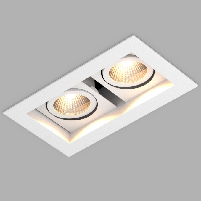 Светильник CL-KARDAN-S180x102-2x9W Warm (WH, 38 deg), Arlight, 024127, изображение 7
