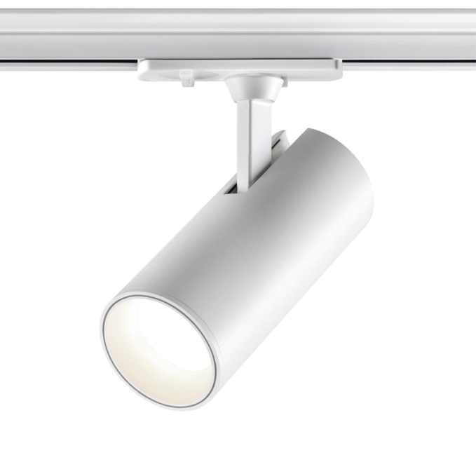 Светильник трековый однофазный трехжильный IP20 LED 24W 220V 4000К 2300Лм SELENE PORT NT23 238 NOVOTECH 359160, фото на белом фоне Светильник трековый однофазный трехжильный IP20 LED 24W 220V 4000К 2300Лм SELENE PORT NT23 238 NOVOTECH 359160, фото на белом фоне