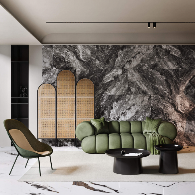 Керамогранит Artcer Marble Merci Grey Poli 60x120 Керамогранит Artcer Marble Merci Grey Poli 60x120
