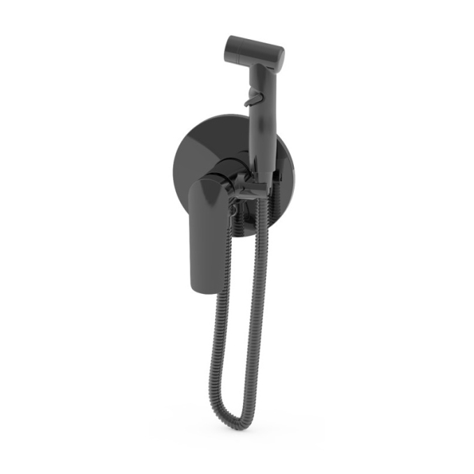 Смеситель гигиенический Esko Lagos Gun Metal SMHLGGM оружейная сталь матовый встраиваемый Смеситель гигиенический Esko Lagos Gun Metal SMHLGGM оружейная сталь матовый встраиваемый