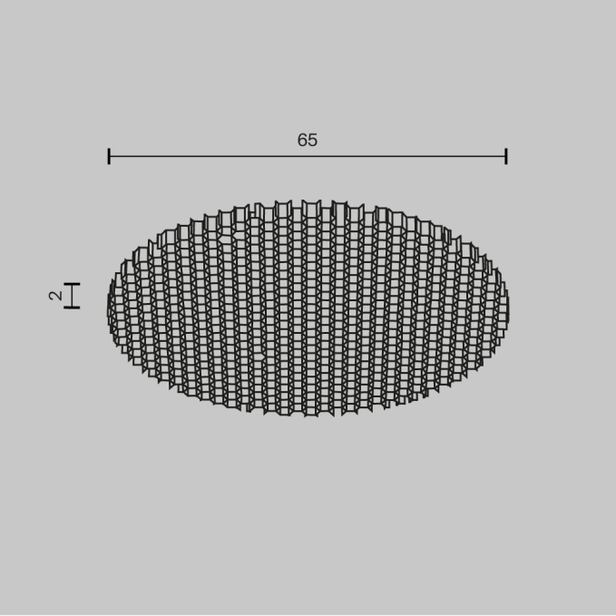 Светофильтр HoneyComb _65мм для Фокус / Focus Led 30Вт, HoneyComb-D64, изображение 4