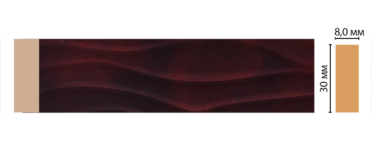 Молдинг Decomaster D044-62, 30x8x2400 мм Молдинг Decomaster D044-62, 30x8x2400 мм