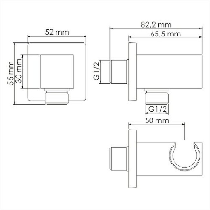 Душевая система WasserKRAFT A178644 T Душевая система WasserKRAFT A178644 T