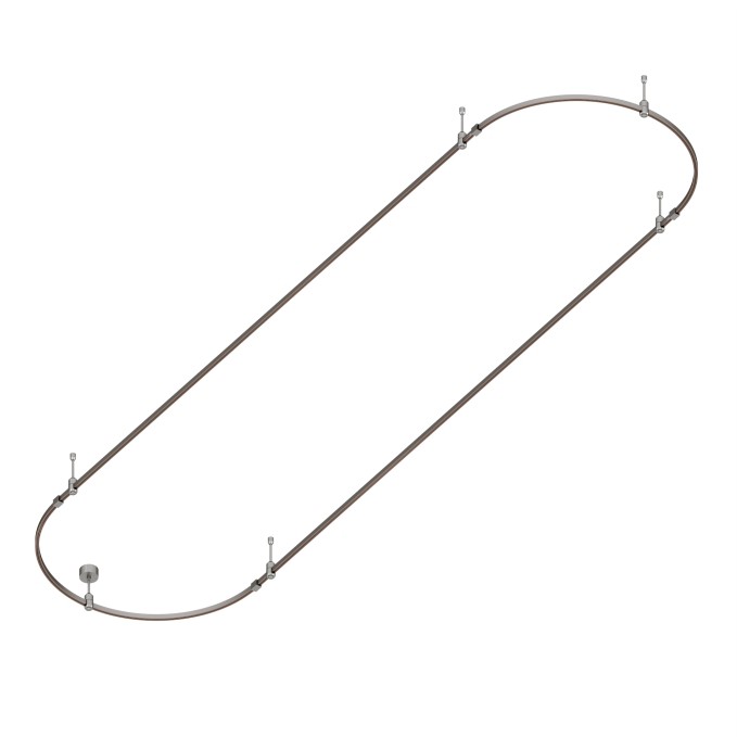 Основание ART-APRIORI-OVAL-ROD-200-4000x1000 (TN), Arlight, 054528, изображение 2 Основание ART-APRIORI-OVAL-ROD-200-4000x1000 (TN), Arlight, 054528, изображение 2