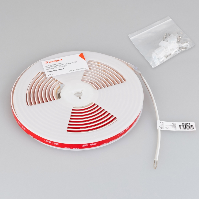 Светодиодная лента герметичная COB-PS-X480-12mm 24V Warm2700 (15 W/m, IP67, TWP100, 5m), Arlight, 041784(1), изображение 3 Светодиодная лента герметичная COB-PS-X480-12mm 24V Warm2700 (15 W/m, IP67, TWP100, 5m), Arlight, 041784(1), изображение 3