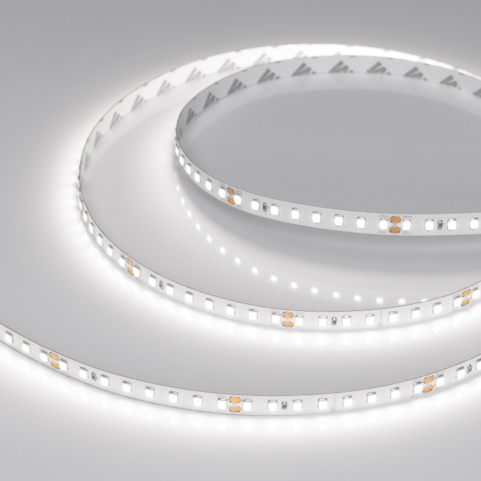 Светодиодная лента RT-A128-8mm 24V White6000 (10 W/m, IP20, 5m), Arlight, 038755(1), изображение 1 Светодиодная лента RT-A128-8mm 24V White6000 (10 W/m, IP20, 5m), Arlight, 038755(1), изображение 1