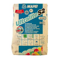 Клей для плитки Mapei Ultralite S2 Белый, 15 кг Клей для плитки Mapei Ultralite S2 Белый, 15 кг