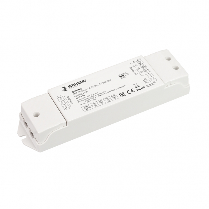 INTELLIGENT ARLIGHT Диммер SMART-DALI-104-72-SH-DT6/DT8-SUF (12-48V, 4x5A), Arlight, 038158, изображение 1 INTELLIGENT ARLIGHT Диммер SMART-DALI-104-72-SH-DT6/DT8-SUF (12-48V, 4x5A), Arlight, 038158, изображение 1