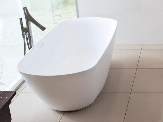Ванна из литьевого мрамора Riho Bilo 165x75 B128001105 белая матовая отдельно стоящая Ванна из литьевого мрамора Riho Bilo 165x75 B128001105 белая матовая отдельно стоящая