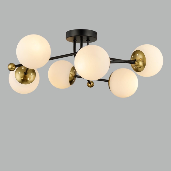 Люстра потолочная E14 6*40W 220V MELODY MODERNI Люстра 174 LUMION 6581/6C, фото на цветном фоне 2 Люстра потолочная E14 6*40W 220V MELODY MODERNI Люстра 174 LUMION 6581/6C, фото на цветном фоне 2