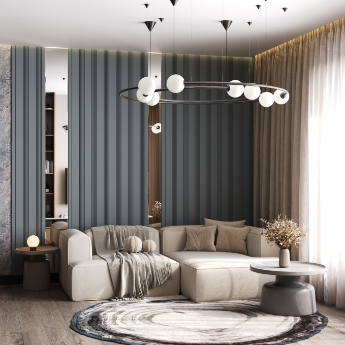 Молдинг финишный Cosca Decor MF002 38х12x2800 мм, Экополимер Молдинг финишный Cosca Decor MF002 38х12x2800 мм, Экополимер
