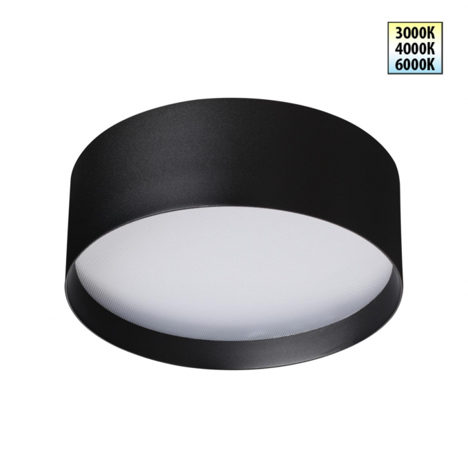 Светильник накладной светодиодный с переключ. цв. температуры IP20 LED 24W 220-240V 3000К/4000К/6000К ORBIS OVER NT25 394 NOVOTECH 359599, изображение 1