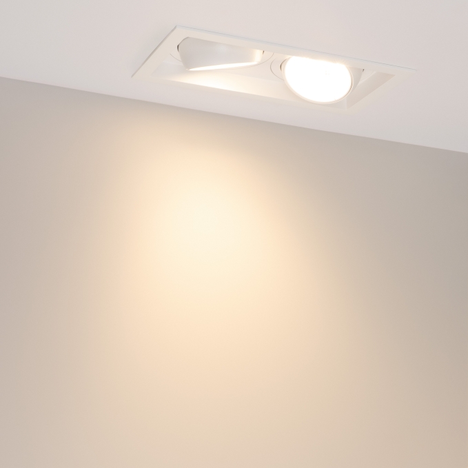 Светильник MS-VORTEX-BUILT-S250x140-2x30W Warm3000 (WH-WH, 50 deg, 230V), Arlight, 042369, изображение 7 Светильник MS-VORTEX-BUILT-S250x140-2x30W Warm3000 (WH-WH, 50 deg, 230V), Arlight, 042369, изображение 7