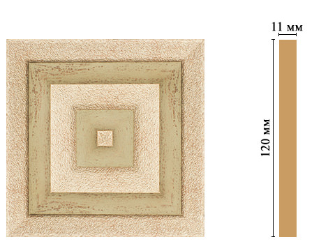 Вставка цветная Decomaster D206-59, 120x120x11 мм Вставка цветная Decomaster D206-59, 120x120x11 мм
