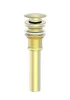 Донный клапан для раковины Wonzon & Woghand WW-88SS04-BG золото брашированный Донный клапан для раковины Wonzon & Woghand WW-88SS04-BG золото брашированный