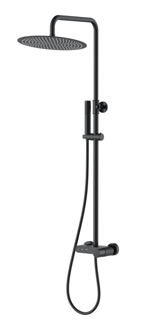 Душевая стойка со смесителем Boheme Stick 128-BB.2 черная матовая Душевая стойка со смесителем Boheme Stick 128-BB.2 черная матовая