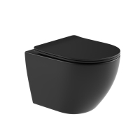 Унитаз подвесной Sapbox Blancor SB7062C1-B Rimless черный матовый Унитаз подвесной Sapbox Blancor SB7062C1-B Rimless черный матовый