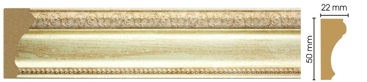Молдинг Decomaster 151-281, 50x22x2400 мм