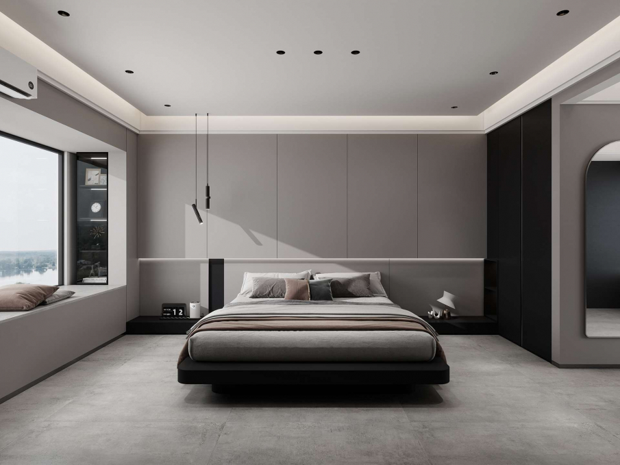 Керамогранит NT Ceramic Riverstone Concrete Darck Satin Glazed 60x120, NTT9360SG Керамогранит NT Ceramic Riverstone Concrete Darck Satin Glazed 60x120, NTT9360SG