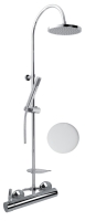 Душевая стойка со смесителем Webert Rimini RI870105740 хром глянцевый Душевая стойка со смесителем Webert Rimini RI870105740 хром глянцевый