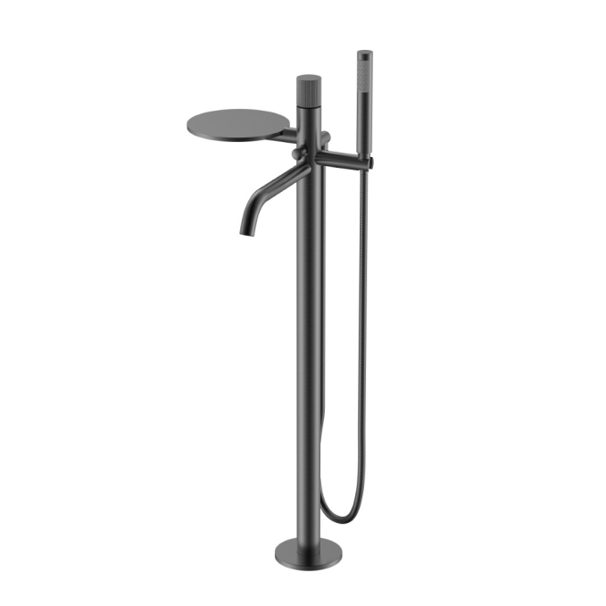 Смеситель напольный Boheme Stick 129-GM.3 графит
