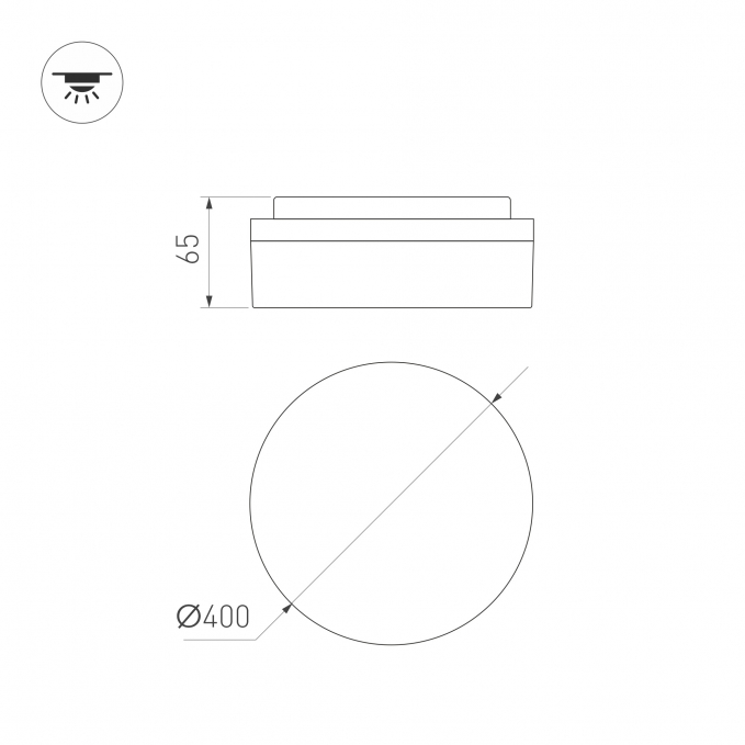 Светильник CL-BOUWER-R400-30W Day4000-MIX (WH, 110 deg, 230V, TRIAC), Arlight, 054687 Светильник CL-BOUWER-R400-30W Day4000-MIX (WH, 110 deg, 230V, TRIAC), Arlight, 054687
