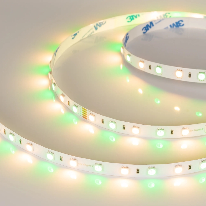 Светодиодная лента RT-B60-10mm 24V RGBW-Warm (14.4 W/m, IP20, 5060, 5m), Arlight, 018327(2), изображение 3 Светодиодная лента RT-B60-10mm 24V RGBW-Warm (14.4 W/m, IP20, 5060, 5m), Arlight, 018327(2), изображение 3