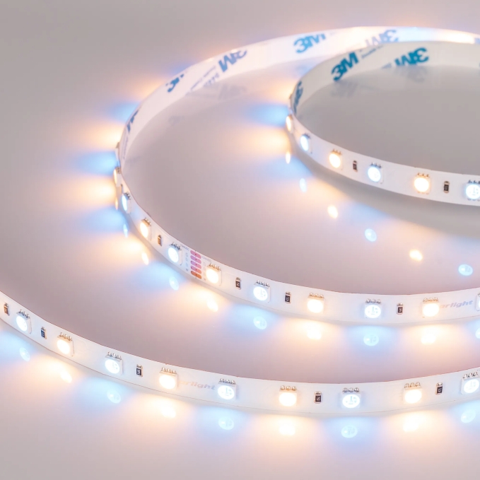 Светодиодная лента RT-B60-10mm 24V RGBW-Warm (14.4 W/m, IP20, 5060, 5m), Arlight, 018327(2), изображение 4 Светодиодная лента RT-B60-10mm 24V RGBW-Warm (14.4 W/m, IP20, 5060, 5m), Arlight, 018327(2), изображение 4