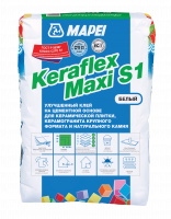 Клей для плитки Mapei Keraflex Maxi S1 Белый, 25 кг