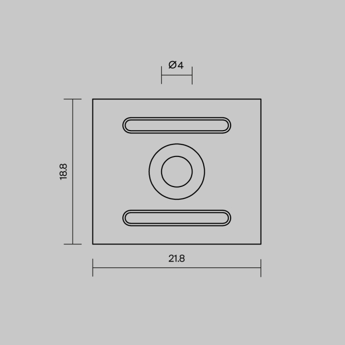 Комплект креплений (для профиля 27x20) 4 шт., ALM-2720-MT 642071, 642071, изображение 2 Комплект креплений (для профиля 27x20) 4 шт., ALM-2720-MT 642071, 642071, изображение 2