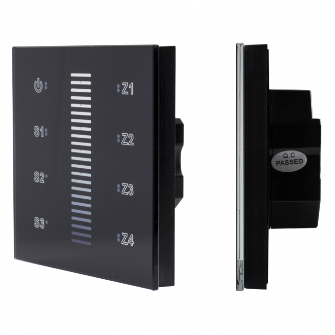 INTELLIGENT ARLIGHT Сенсорная панель DALI-901-11-ADDR-3SC-DIM-DT6-IN Black (BUS), Arlight, 037189, изображение 1 INTELLIGENT ARLIGHT Сенсорная панель DALI-901-11-ADDR-3SC-DIM-DT6-IN Black (BUS), Arlight, 037189, изображение 1